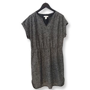 White House Black Market Polka Dot Dress Office Size 14